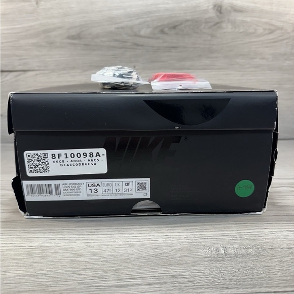 Jordan Other - Jordan 1 low Travis Scott “Black Phantom” Size